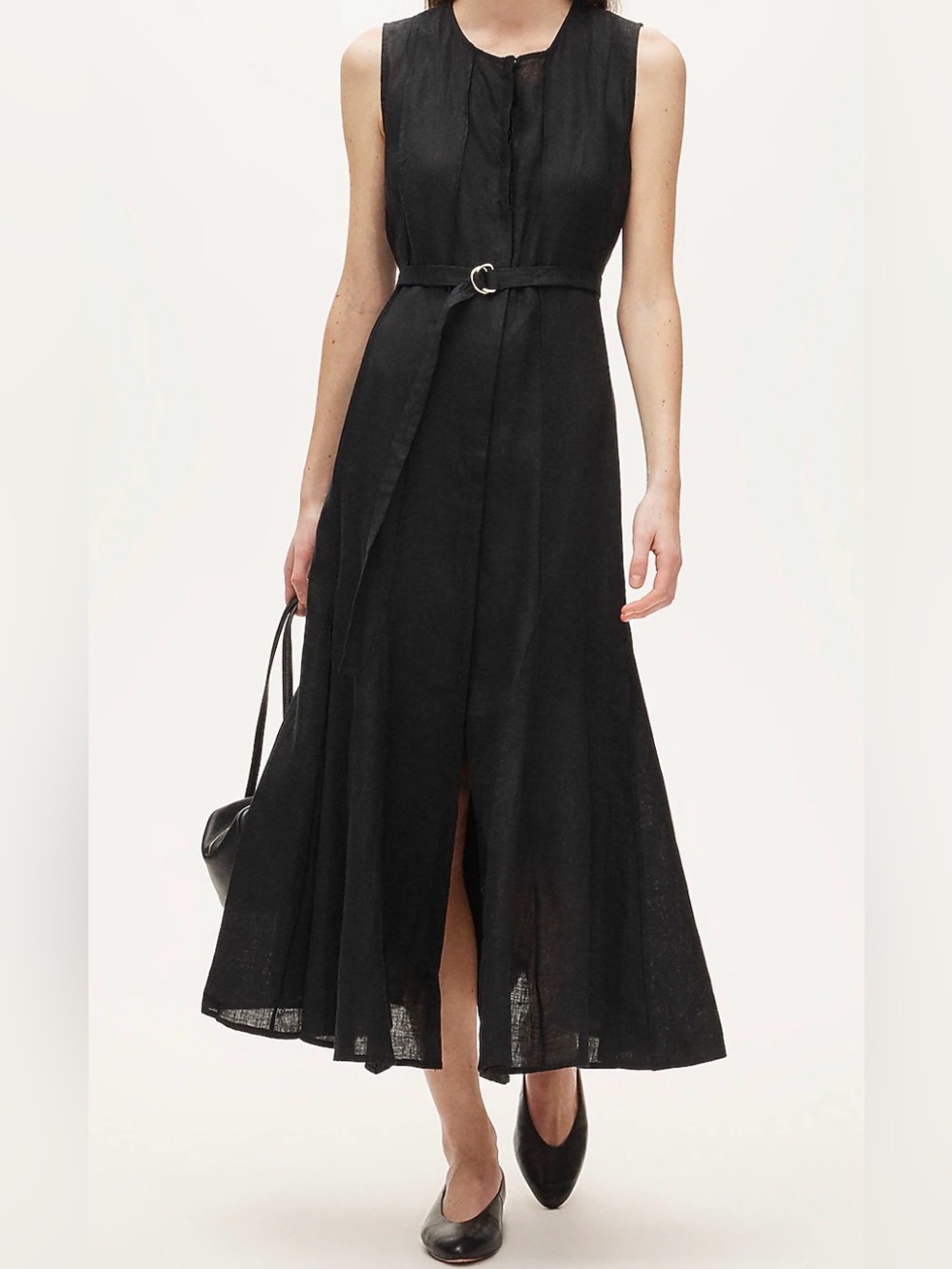 J.Crew Petite seamed linen dress NWT Size PXS ( Missed belt)